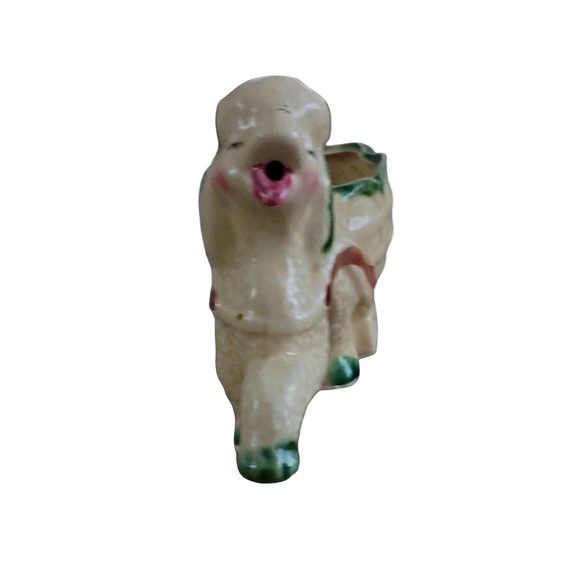 Charming  Vintage Poodle Planter Set - Picture 10 of 12